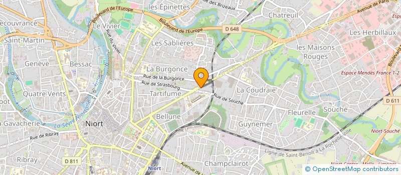 localisation de l'entreprise LO HABITAT à NIORT