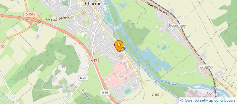 localisation de l'entreprise LO'J LO'R1 à CHARMES