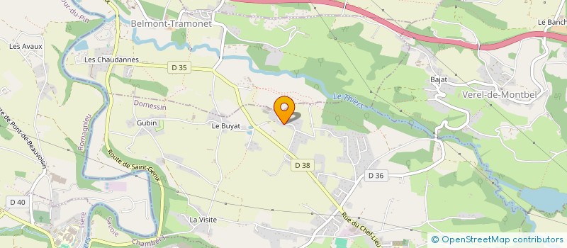 localisation de l'entreprise LO'J. & N.  DOMESSIN