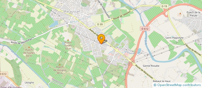 localisation de l'entreprise LO.J.PRO  MARAUSSAN