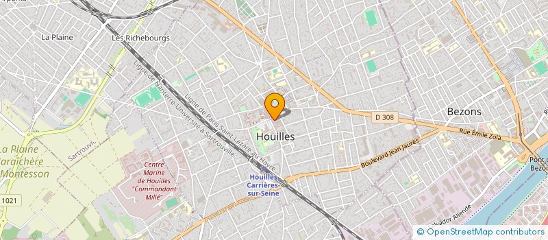 localisation de l'entreprise LO JOUVE à HOUILLES