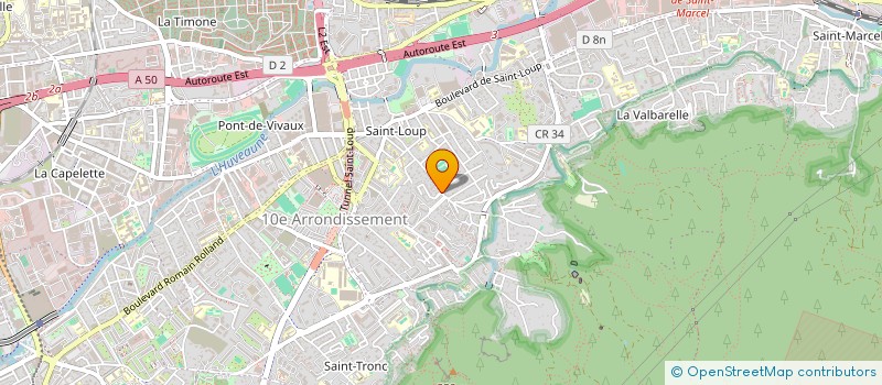 localisation de l'entreprise LO JULIEN à MARSEILLE 10EME