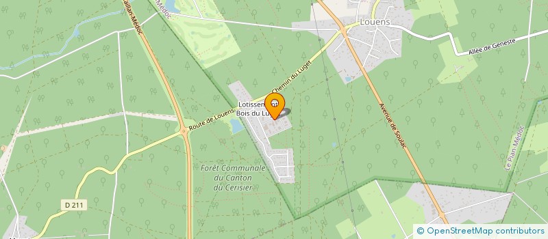 localisation de l'entreprise LO'KAR  MERIGNAC