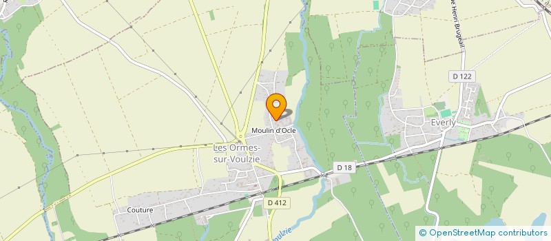 localisation de l'entreprise LO & LA  LES ORMES-SUR-VOULZIE