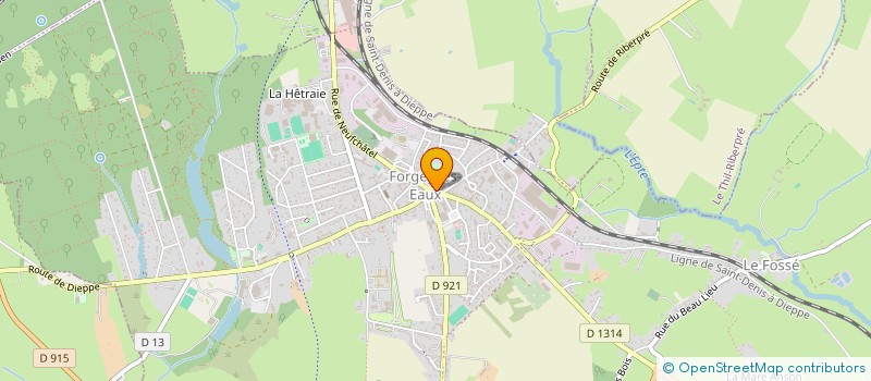 localisation de l'entreprise LO & LI  FORGES-LES-EAUX