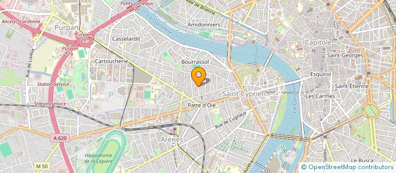 localisation de l'entreprise LO MERCAT  TOULOUSE