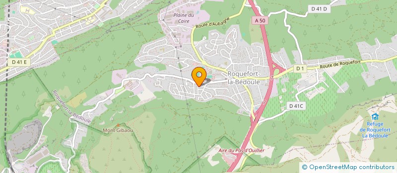 localisation de l'entreprise LO PATRIMOINE  ROQUEFORT-LA-BEDOULE