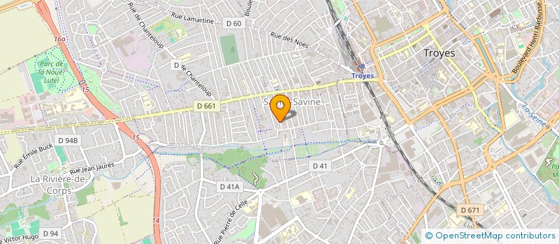 localisation de l'entreprise LO PERI  SAINTE-SAVINE