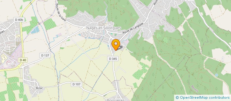 localisation de l'entreprise LO RECANTON  NAGES-ET-SOLORGUES