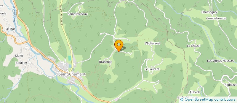 localisation de l'entreprise LO TALHIER  SAINT-CHAMANT