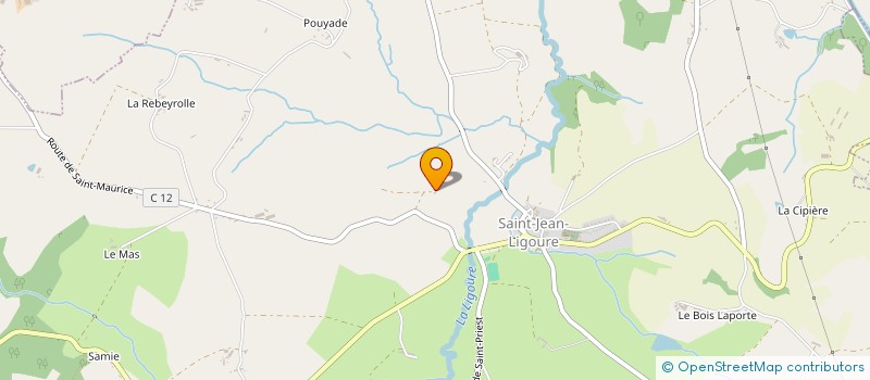 localisation de l'entreprise LO 'TALHIER - ATELIER PAROT SARL à SAINT-JEAN-LIGOURE