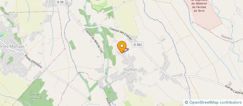 localisation de l'entreprise LO TISTETH  OUILLON