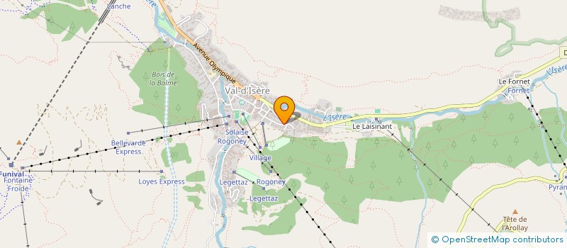 localisation de l'entreprise LO TOUMEL  VAL D'ISERE