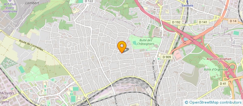 localisation de l'entreprise LO TRANSPORT  ARGENTEUIL