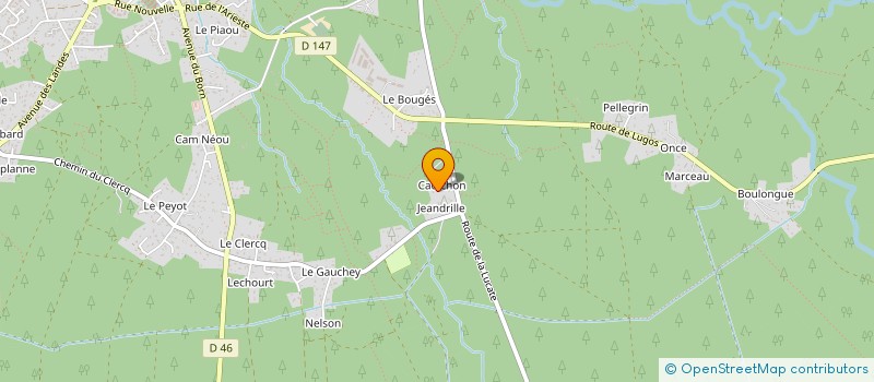 localisation de l'entreprise LO VENT DE L'ESTEY  SANGUINET