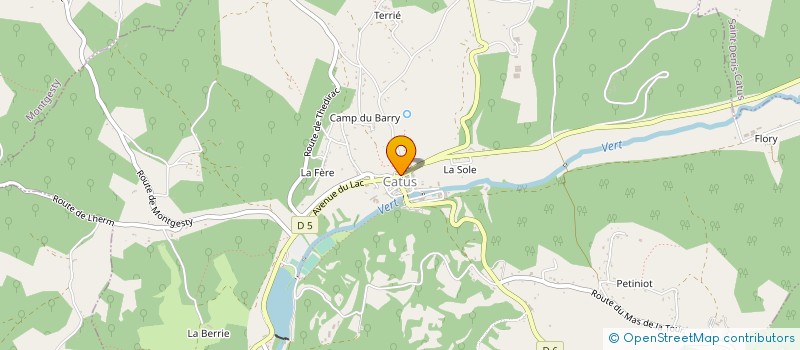 localisation de l'entreprise LO VINOTIER  CATUS