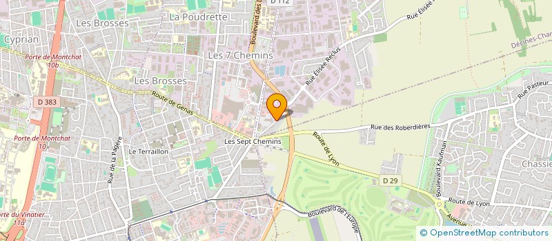 localisation de l'entreprise LO2 ASSOCIES IMMO  DECINES-CHARPIEU