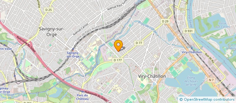 localisation de l'entreprise LO3SCI à VIRY-CHATILLON
