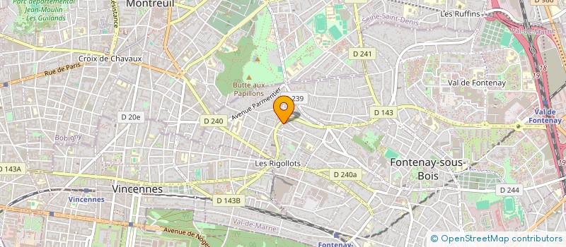 localisation de l'entreprise LO4MOTION à FONTENAY-SOUS-BOIS