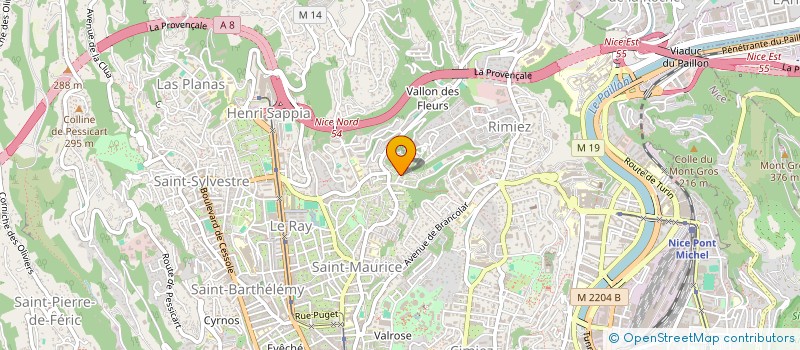 localisation de l'entreprise LOA VIHAN à NICE