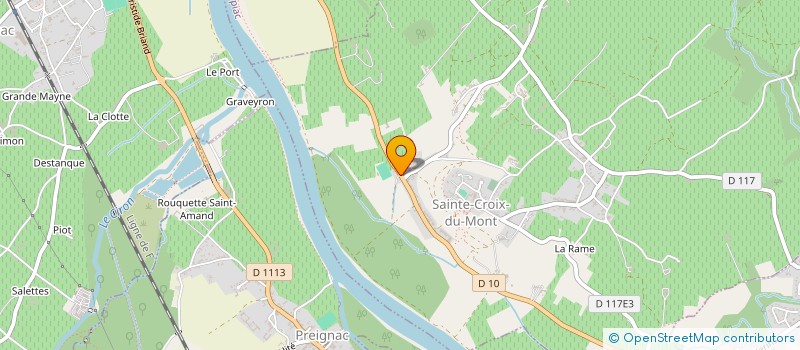 localisation de l'entreprise LOAD  SAINTE-CROIX-DU-MONT