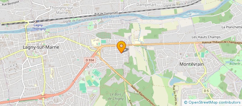 localisation de l'entreprise LOAD AND GO EXPRESS à LAGNY-SUR-MARNE