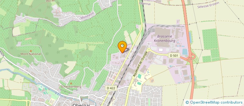 localisation de l'entreprise LOADHOG à OBERNAI