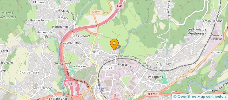 localisation de l'entreprise LOADING à ANNECY