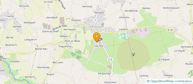 localisation de l'entreprise LOAEC PIERRE ET CIE  KERLOUAN