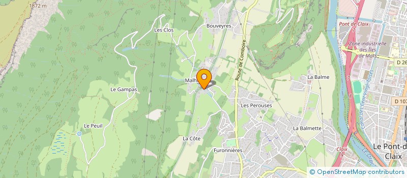 localisation de l'entreprise LOAJADE à CLAIX