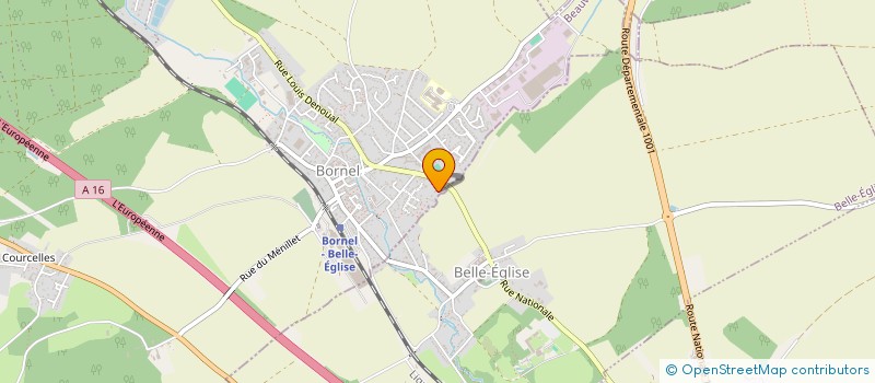 localisation de l'entreprise LOAM  BORNEL