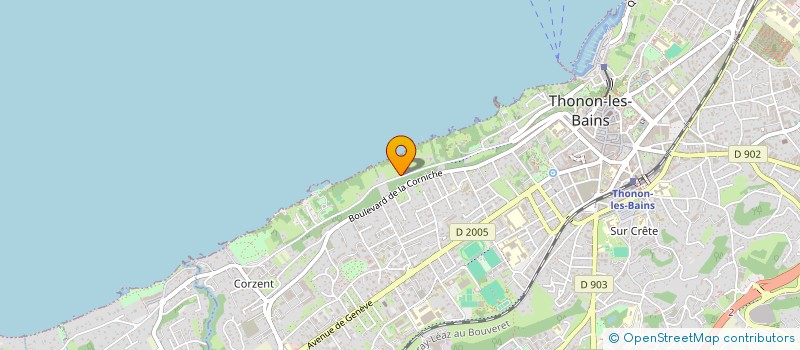 localisation de l'entreprise LOAM DISTRIBUTION à THONON-LES-BAINS