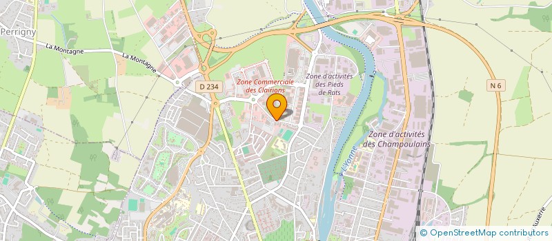 localisation de l'entreprise LOAME à AUXERRE