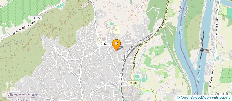 localisation de l'entreprise LOAN à VILLENEUVE-LES-AVIGNON