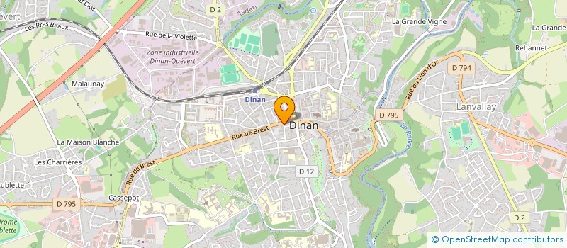 localisation de l'entreprise LOAN  DINAN