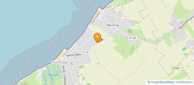 localisation de l'entreprise LOAN & MALO  CRIEL-SUR-MER