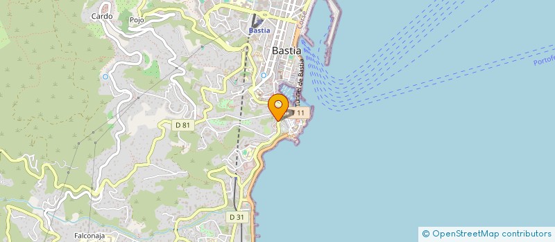 localisation de l'entreprise LOANE 101117 à BASTIA