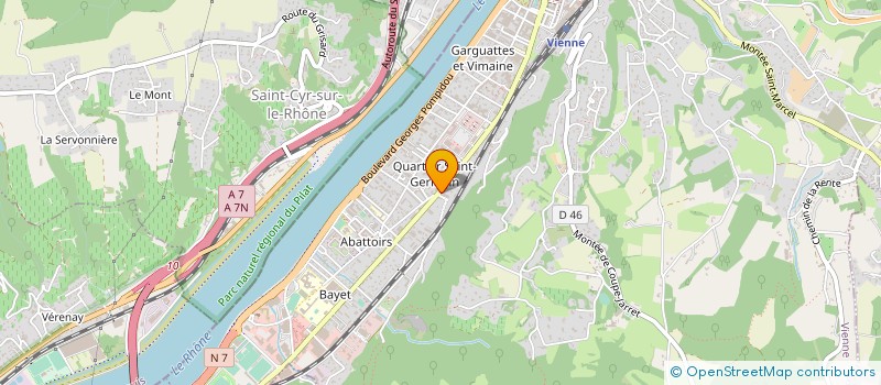 localisation de l'entreprise LOANE  VIENNE