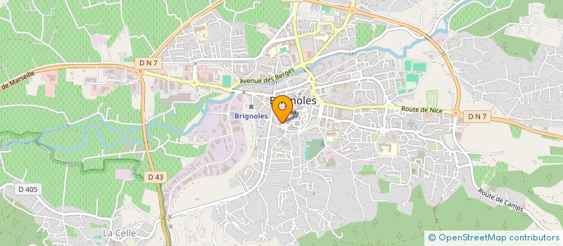localisation de l'entreprise LOANE à BRIGNOLES