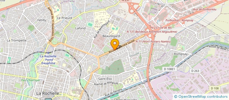 localisation de l'entreprise LOANN  LA ROCHELLE