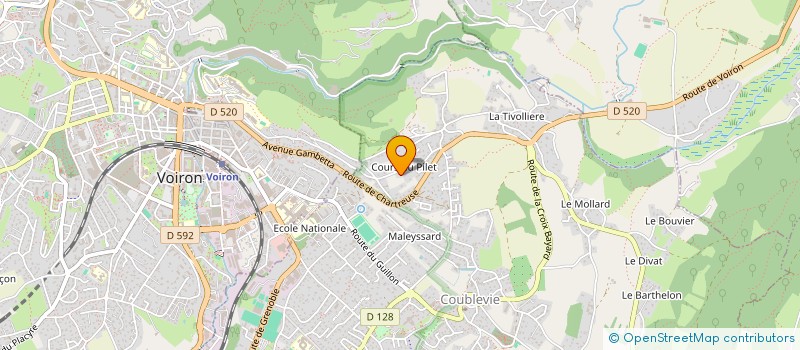 localisation de l'entreprise LOANNE  COUBLEVIE