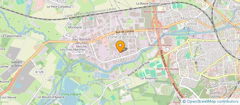 localisation de l'entreprise LOARWENN  LORIENT