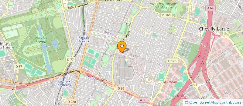 localisation de l'entreprise LOASECURITE PRIVEE  L'HAY-LES-ROSES