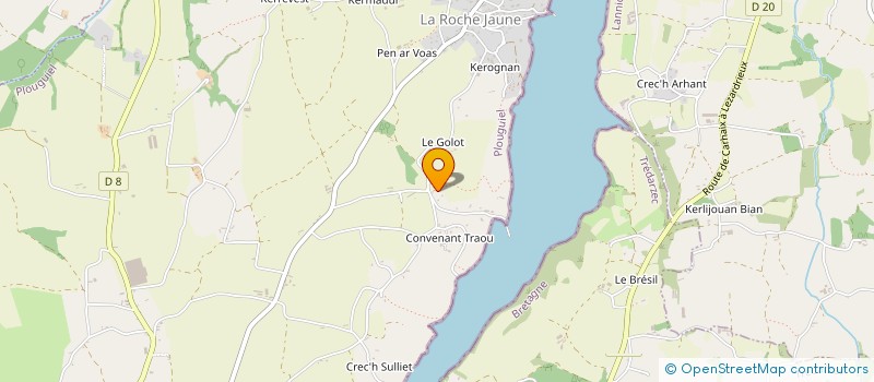 localisation de l'entreprise LOAVEN à PLOUGUIEL