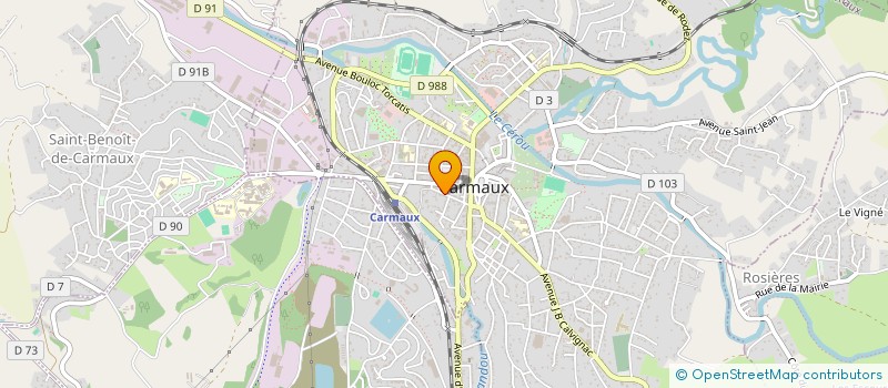 localisation de l'entreprise LOAYO GAMES à CARMAUX
