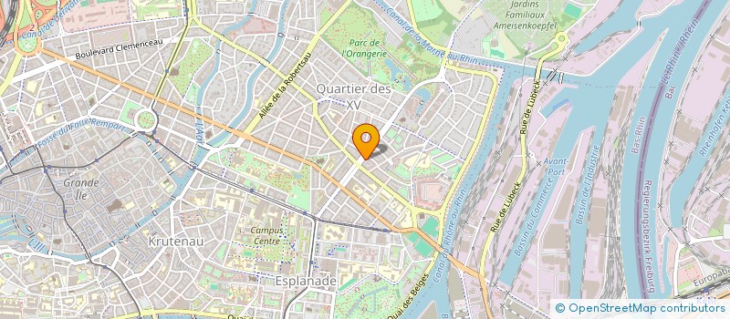 localisation de l'entreprise LOBA à STRASBOURG