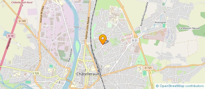 localisation de l'entreprise LOBAMA  CHATELLERAULT