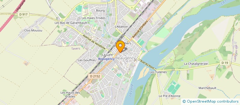 localisation de l'entreprise LOBAO à BEAUGENCY