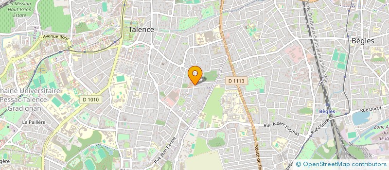 localisation de l'entreprise LOBARIA  TALENCE