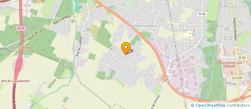 localisation de l'entreprise LOBARKER  VILLEMANDEUR